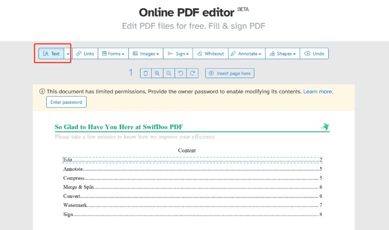 Edit Text Online