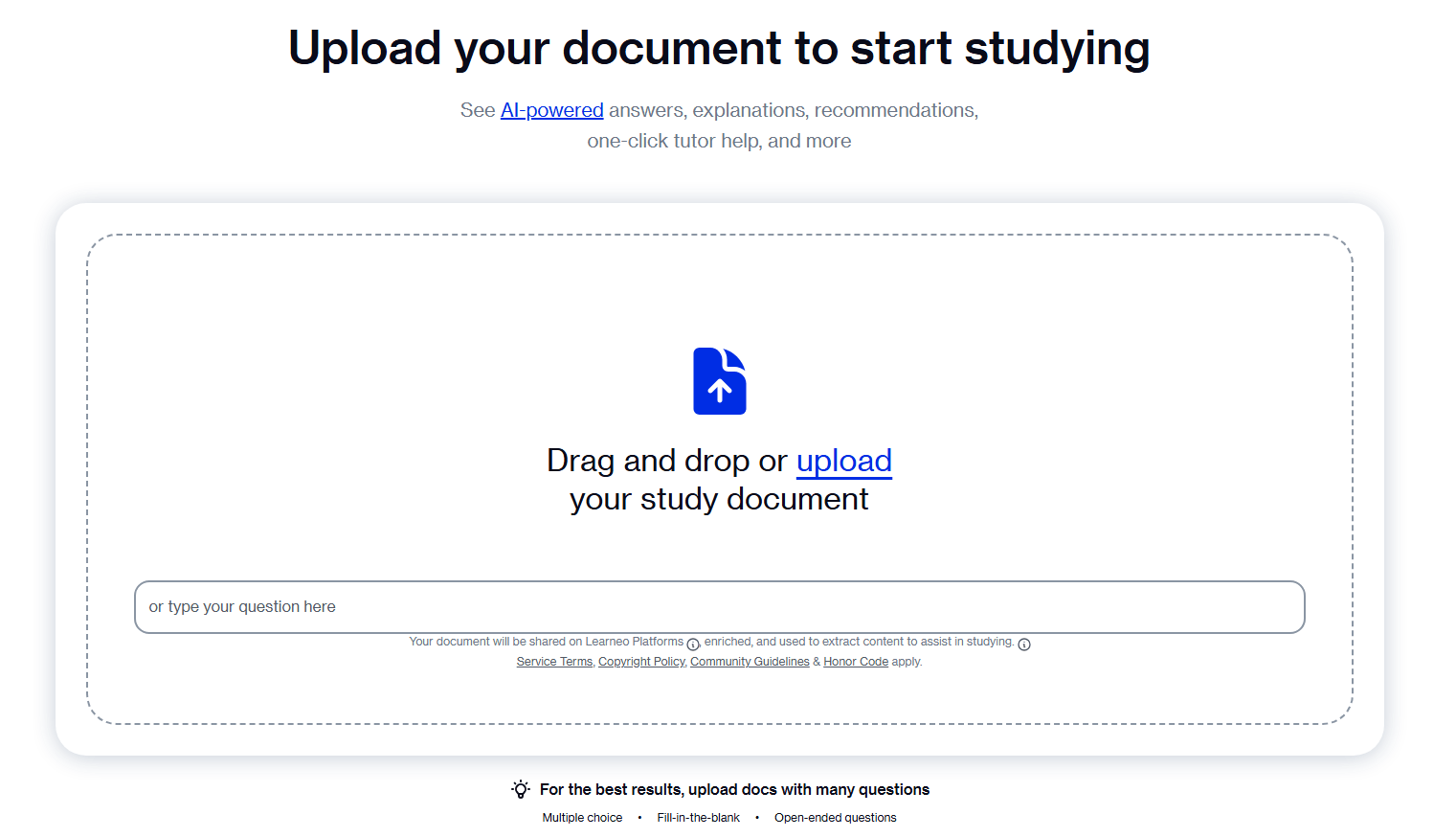Log into your Course Hero account