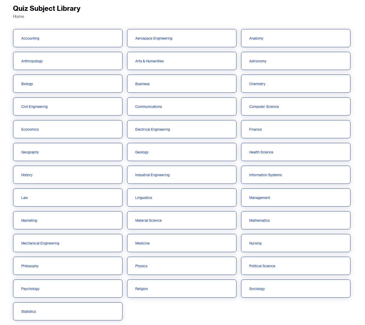 Create Quizzes to unblur Course Hero