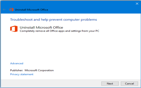 Uninstall Microsoft Office with an Uninstall Tool