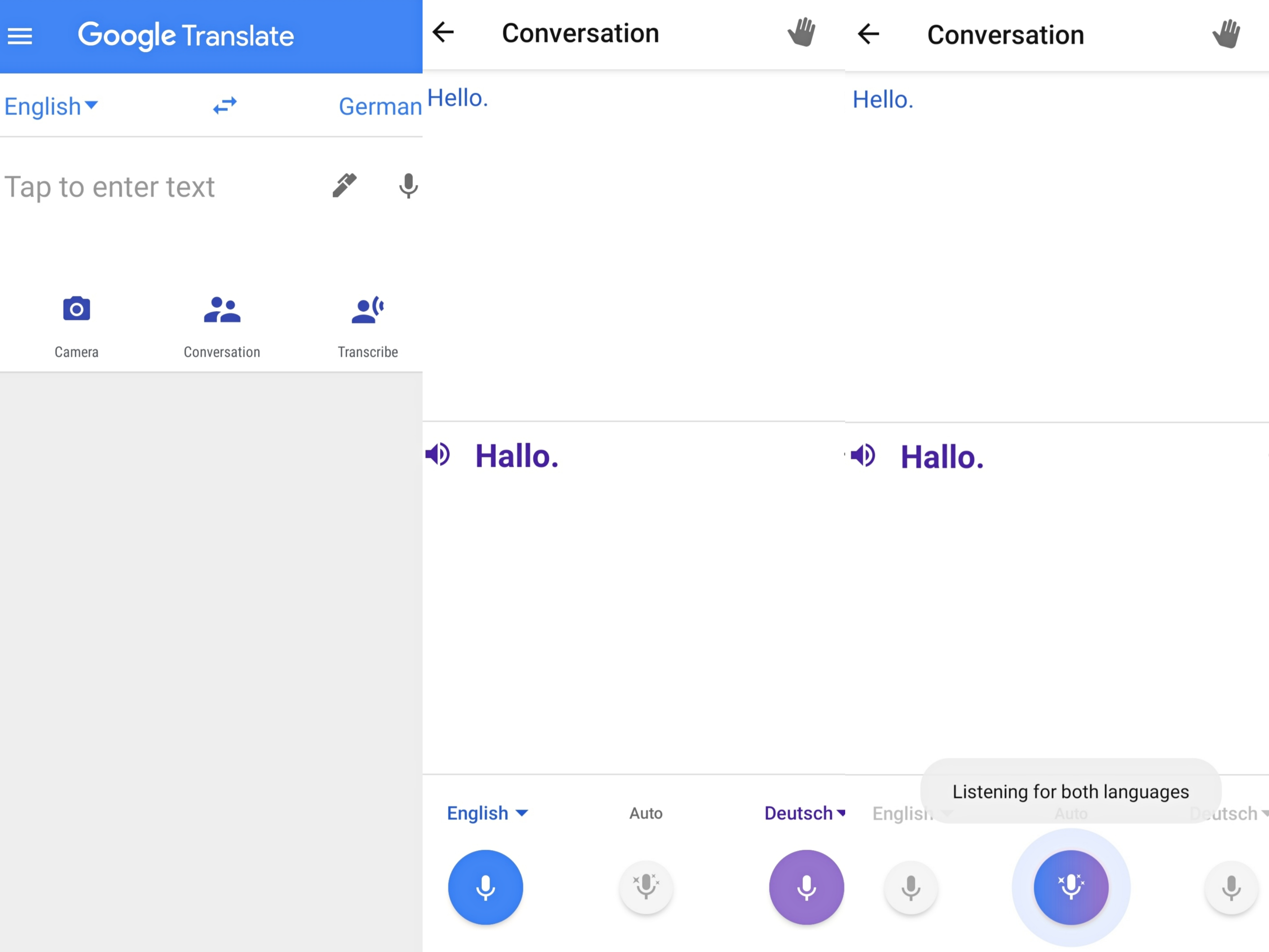 Google translate conversation mode hot sale offline