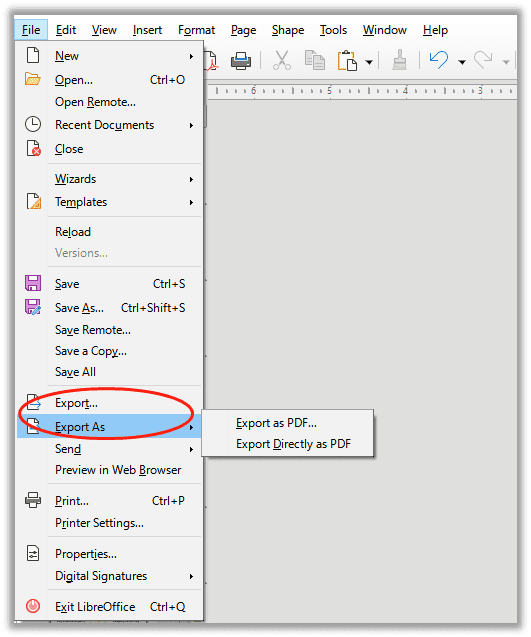 How to use Libreoffice as a PDF editor