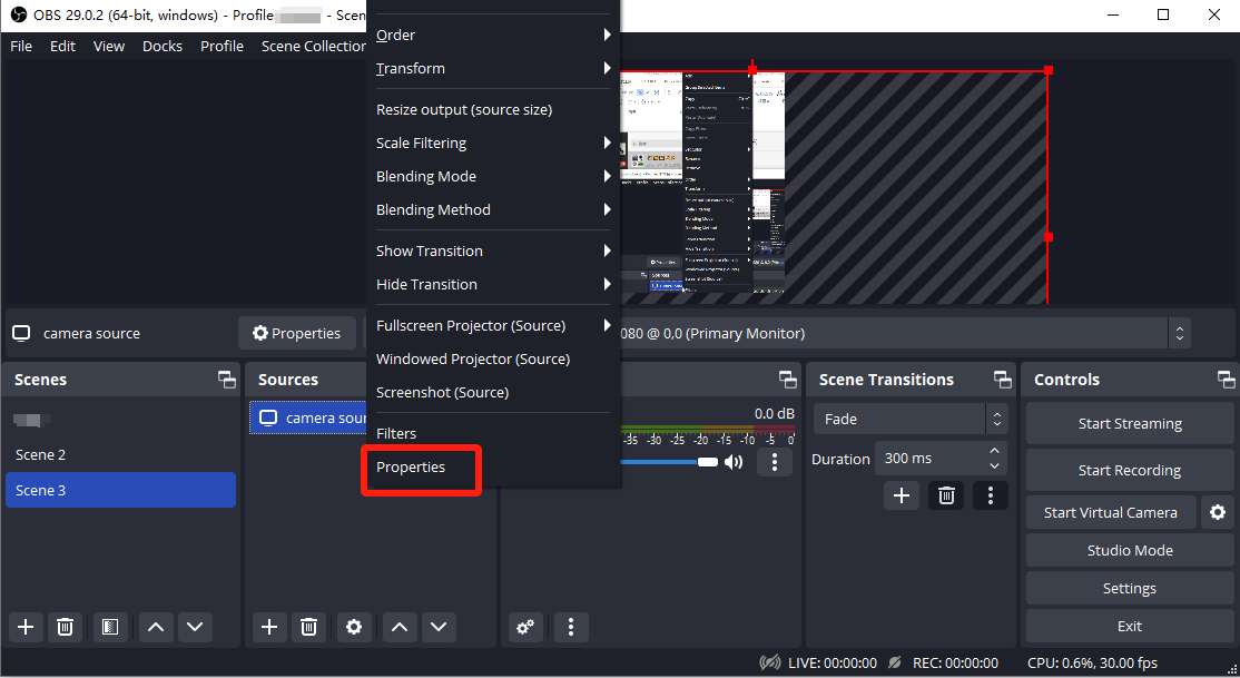 How to use OBS virtual camera on Discord