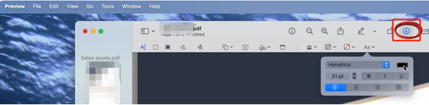 Annotate PDF Files on Mac
