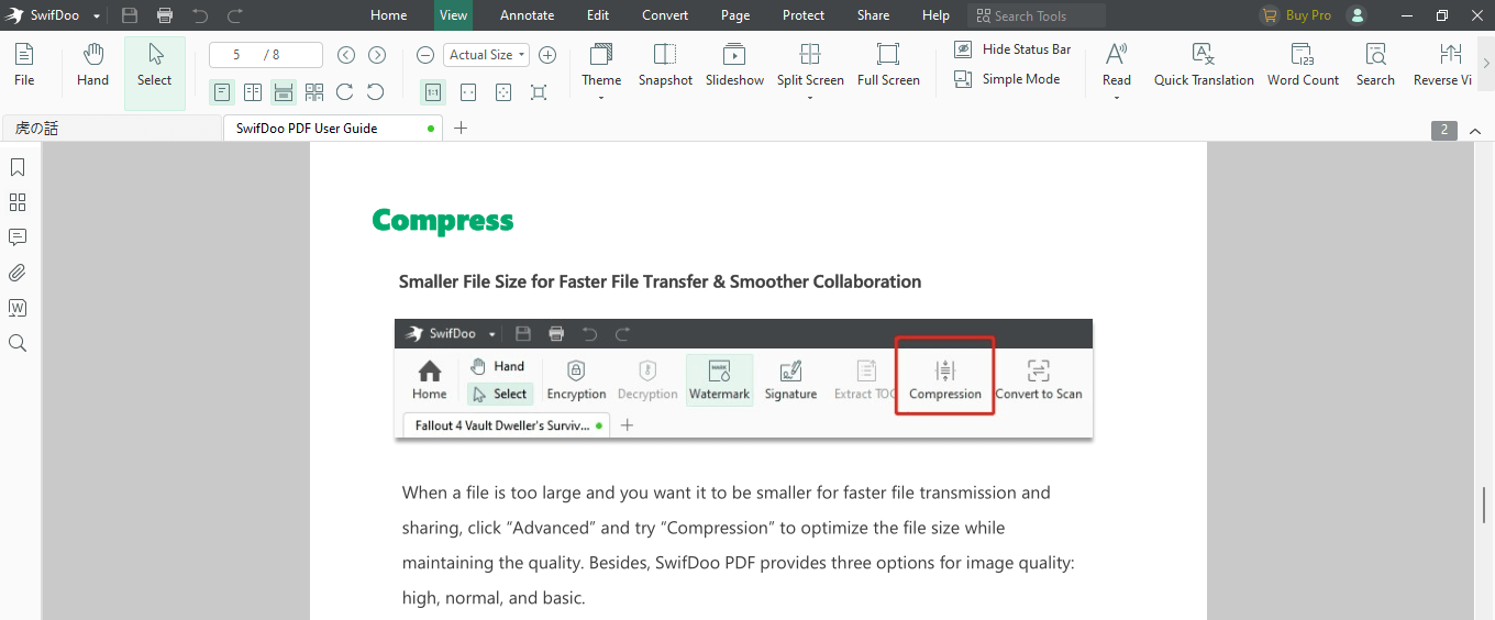 How to use Swifdoo PDF to read PDFs