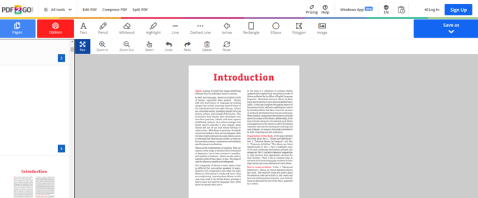 How to Use the Online PDF Editor PDF2Go 2