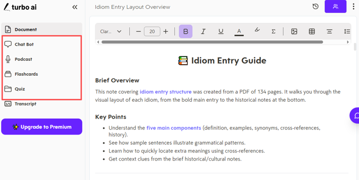 How to Use TurboLearn AI 2
