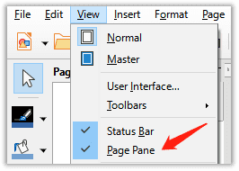 How to view all PDF pages in LibreOffice
