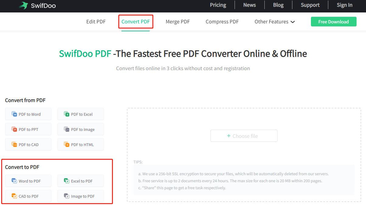 Write a cover letter and convert to PDF with SwifDoo PDF online