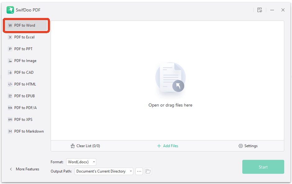 PDF to Word converter