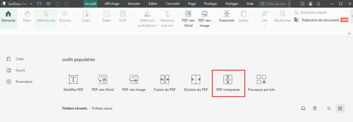 Comment hyper compresser des PDF avec SwifDoo PDF