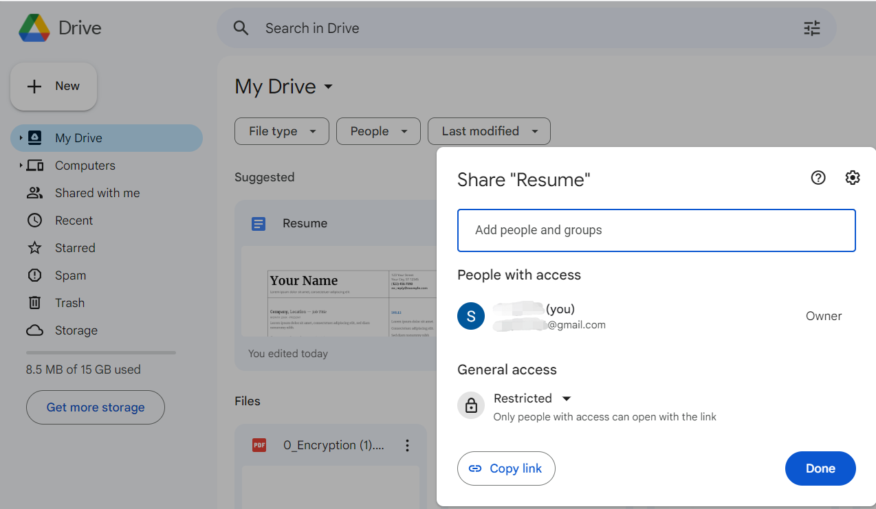 How to Share Google Drive Files & Folders with a Link 