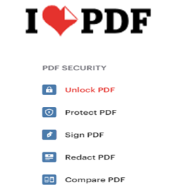 iLovePDF Unlock PDF Capabilities