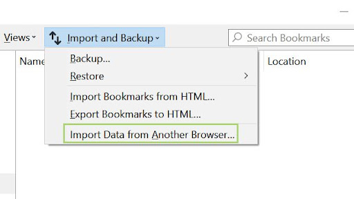 Import Chrome Bookmarks to Firefox