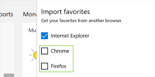 Import Chrome Bookmarks to Microsoft Edge