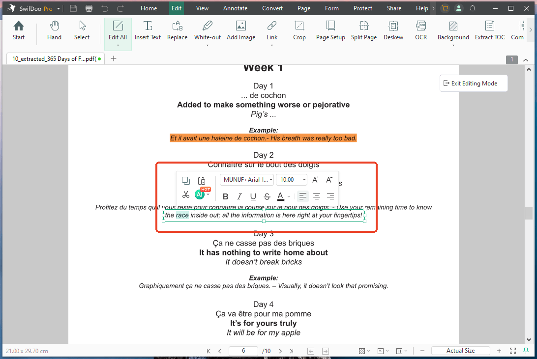 Edit PDF