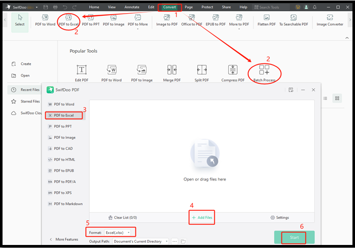 Insert PDF into Excel by Converting to Excel