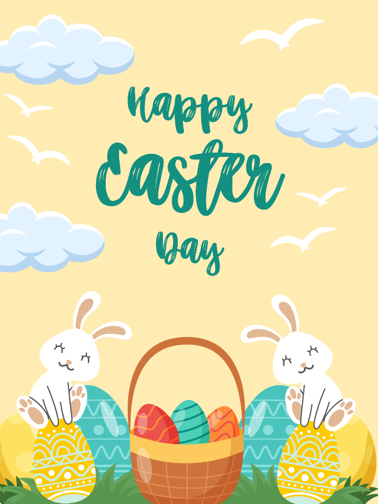 Inspirational Easter messages card 1