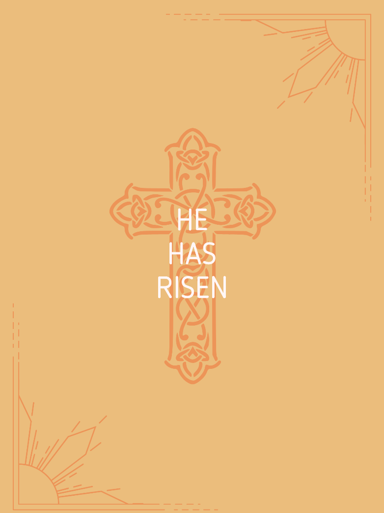 Inspirational Easter messages card 2