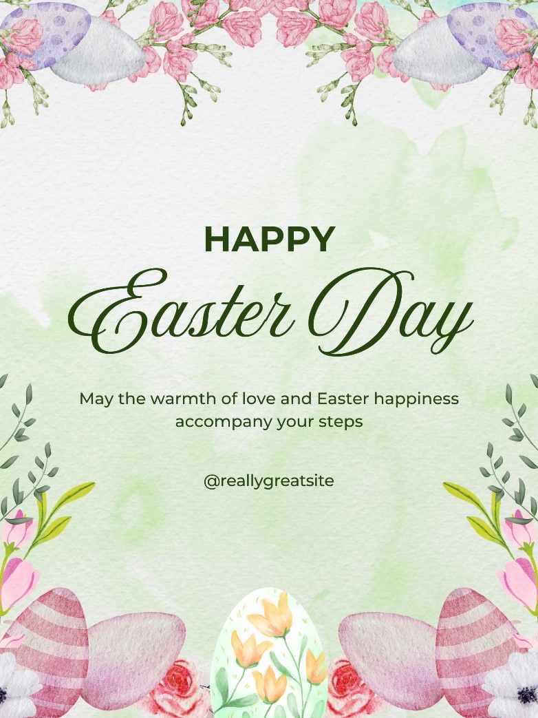 Inspirational Easter messages card 4