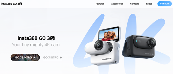 Insta360 GO 3S best vlogging camera