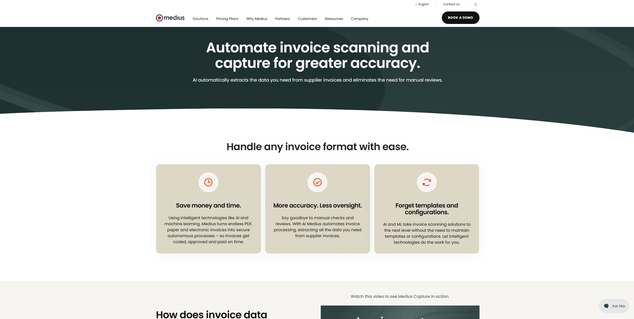 Medius Capture invoice scanning software