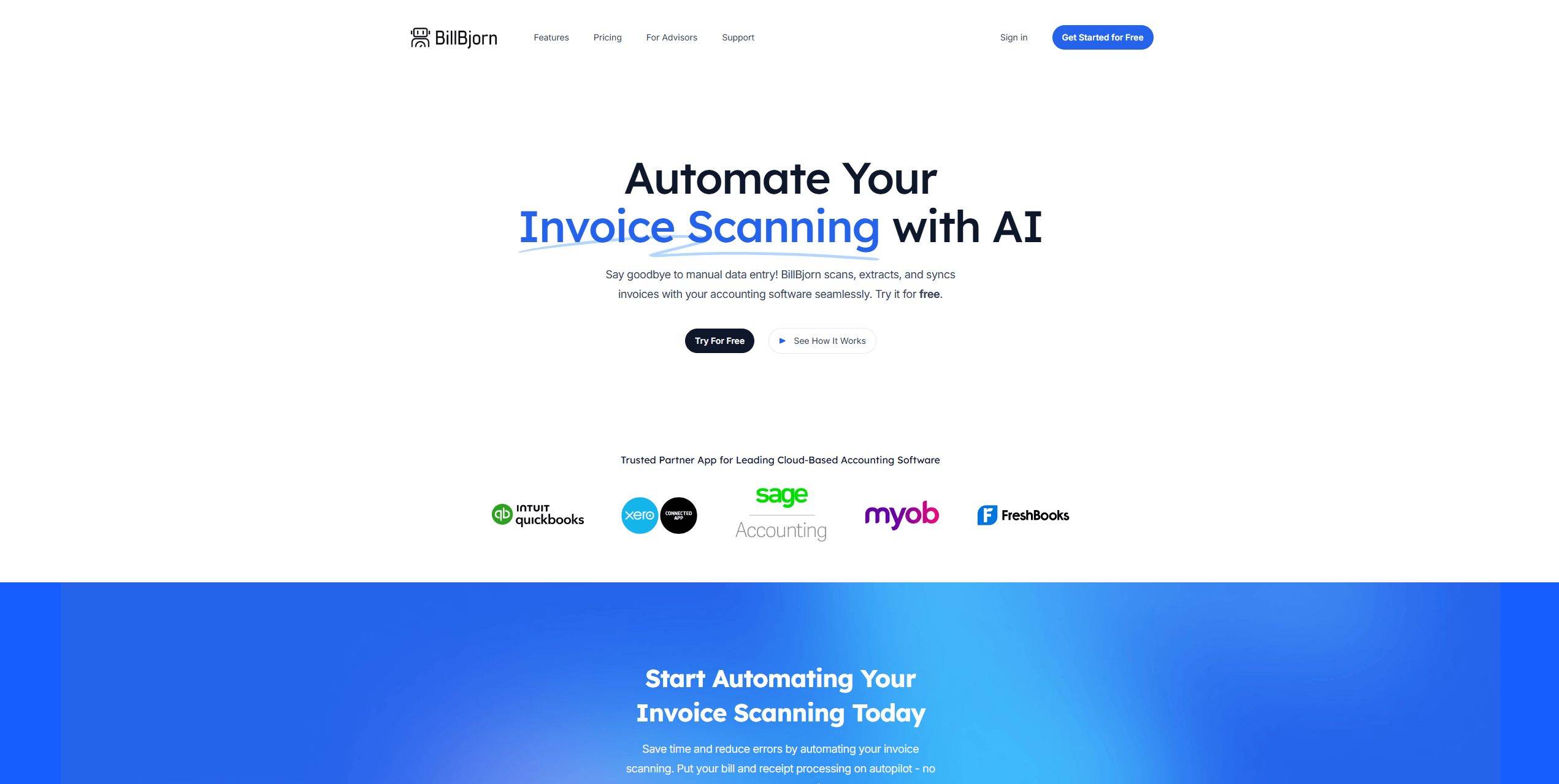 BillBjorn invoice scanning software