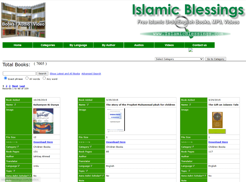 Islamic Blessings