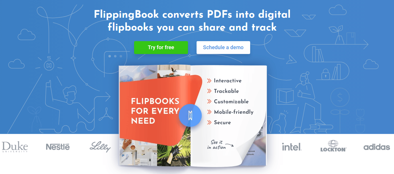 FlippingBook interface