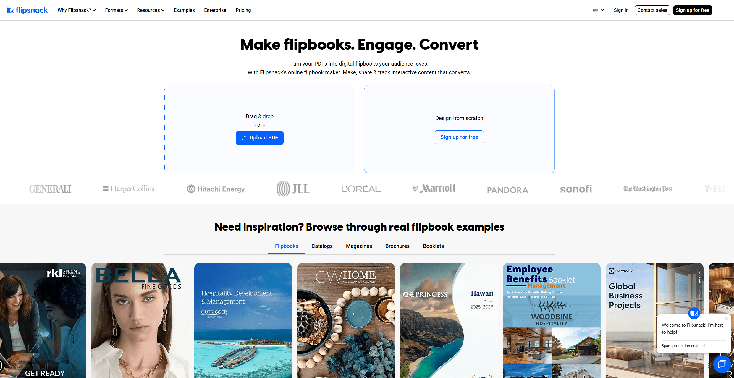 Flipsnack interface