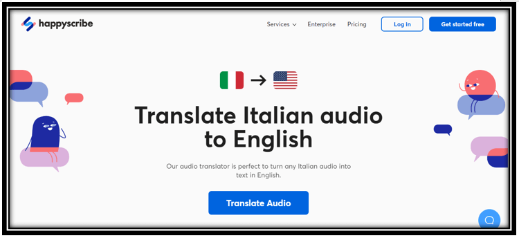 Italian to English translator: Happy Scribe
