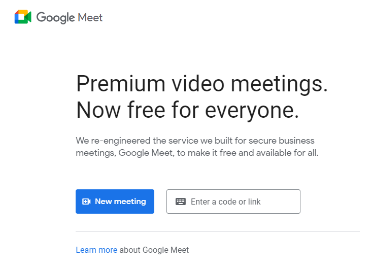 Join a Google Meet