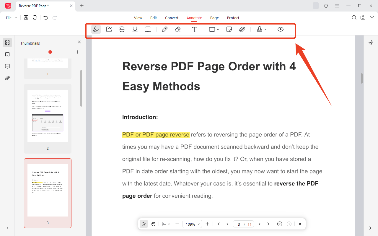 JOPDF's annotation suite