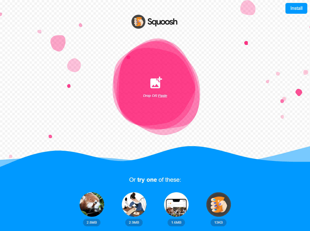 Squoosh by Google compressor JPG