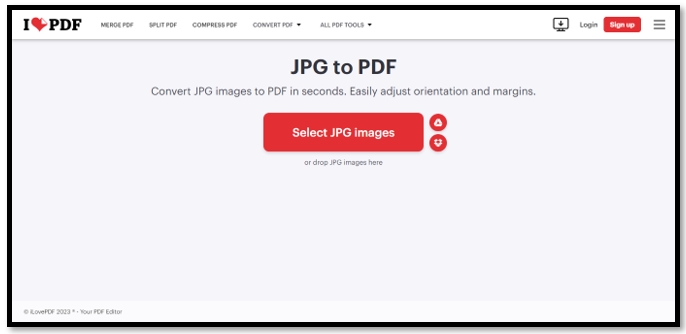 JPG to PNG converter software - iLovePDF
