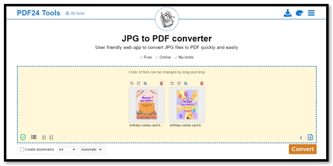 JPG to PNG converter software - PDF24 Tools