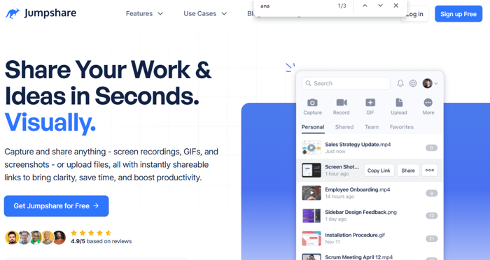 Jumpshare Loom Alternative