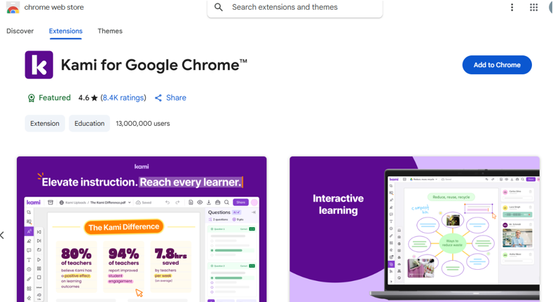 How to Edit a PDF in Kami with the Chrome Extension 1