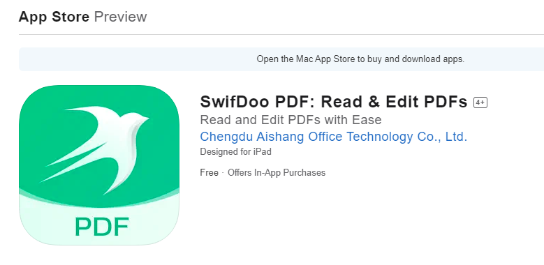 SwifDoo PDF für iOS