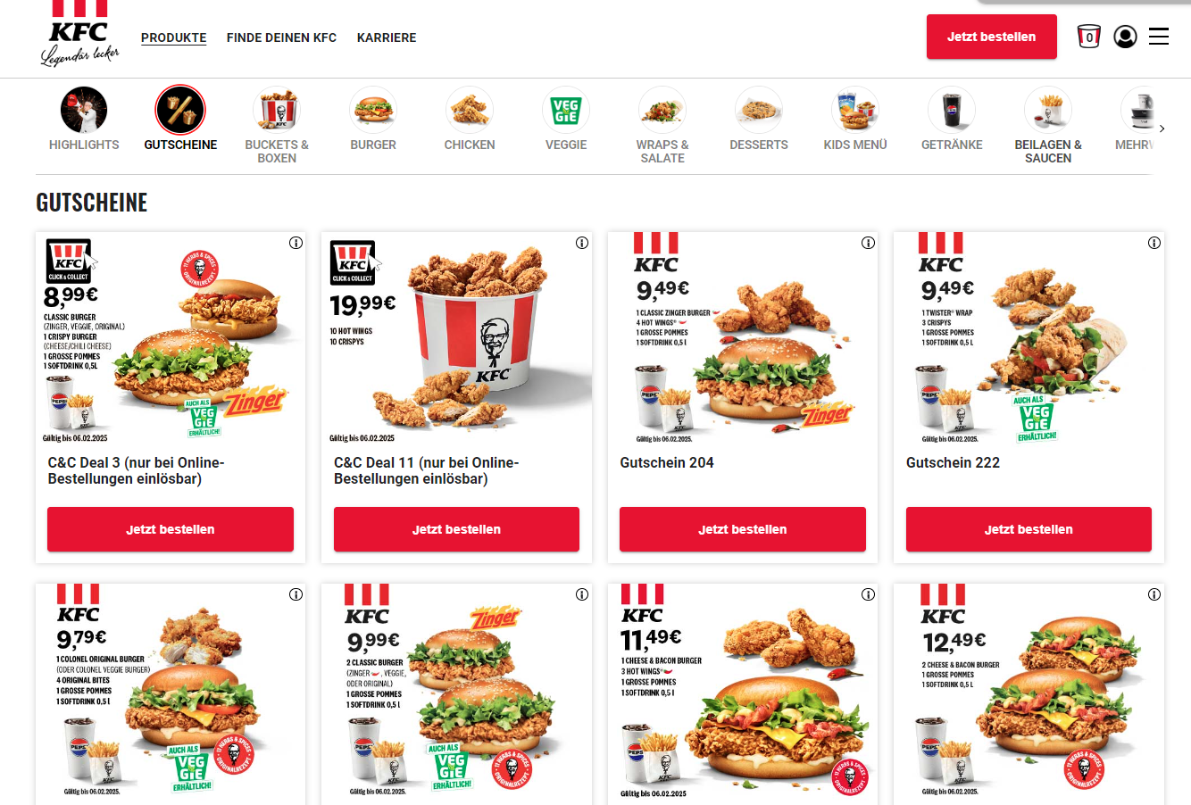 kfc.de