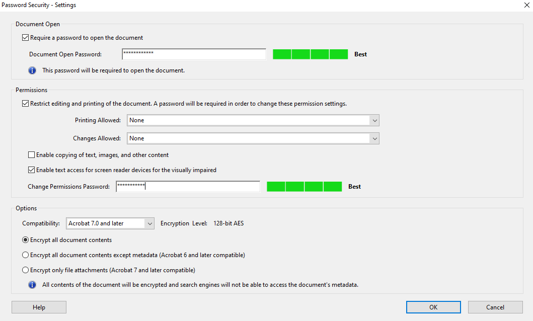 Lock PDF From Copying with Acrobat