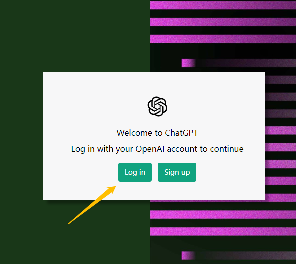 Log In to ChatGPT