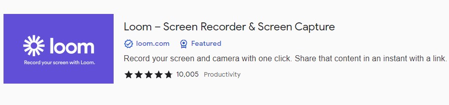 Best Screen Recorder Chrome Extension - Loom