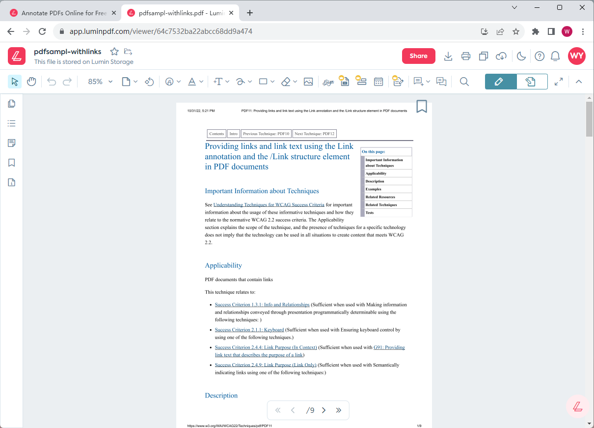 Lumin PDF Helps Annotate PDF Online