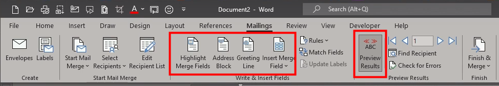 Mail merge in Outlook directly 3