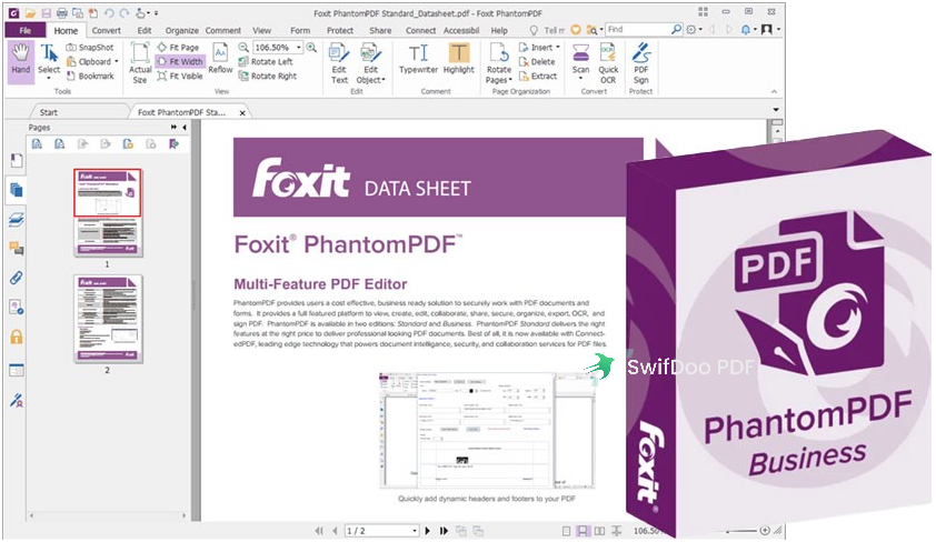 The Main Interface of Foxit PDF Editor