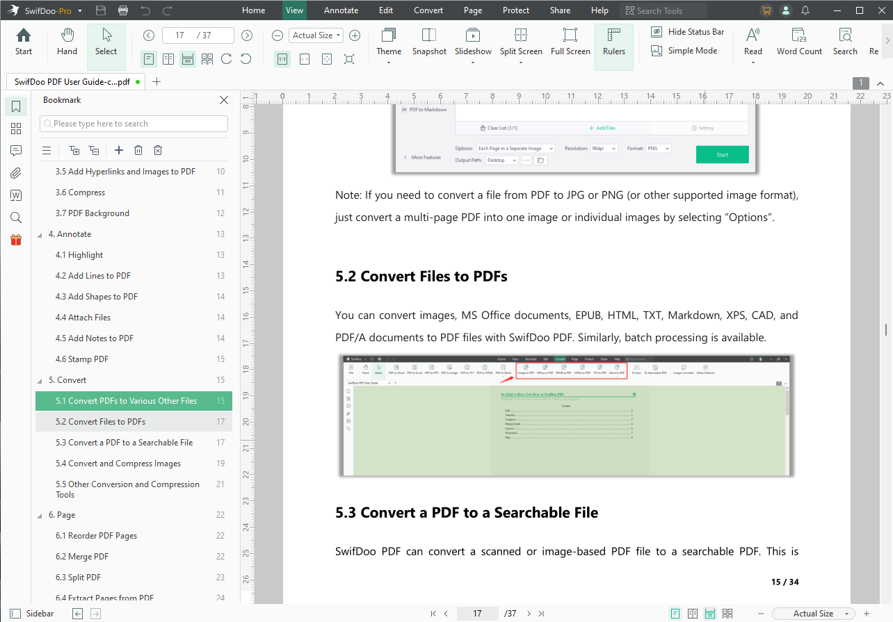 Main Interface of SwifDoo PDF