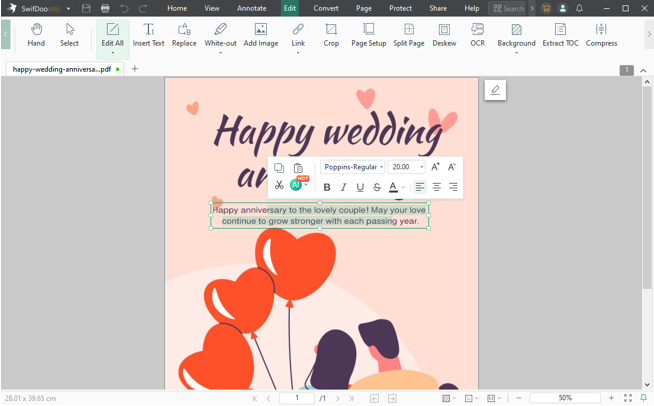 Make an Anniversary Card for Sister and Brother-in-Law