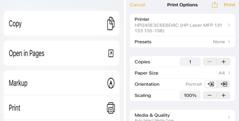 How to Save Notes as PDF on iPhone by Print