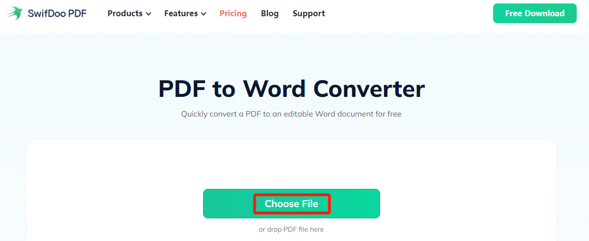Malayalam PDF to Word online with SwifDoo PDF Online converter